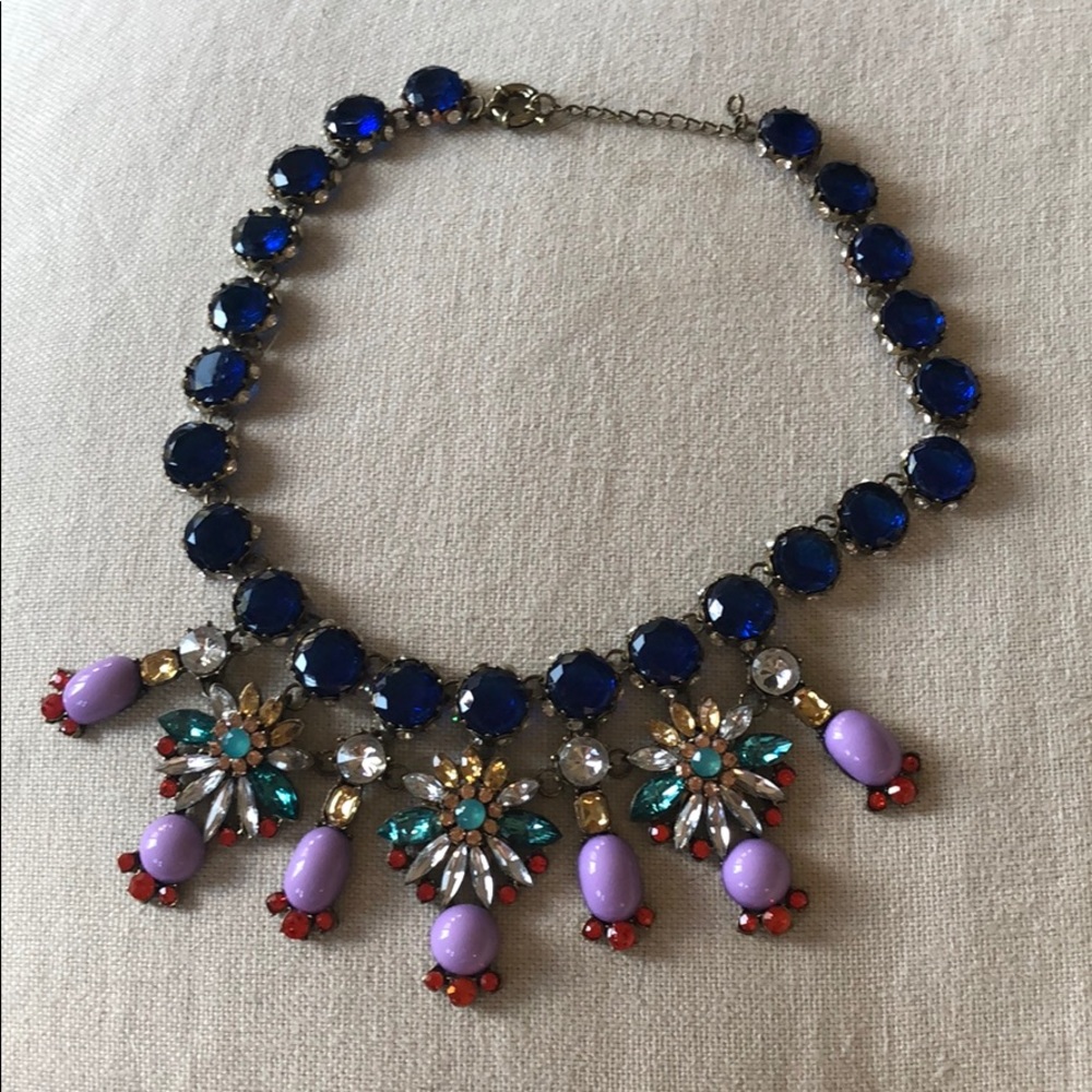 Crystal statement necklace